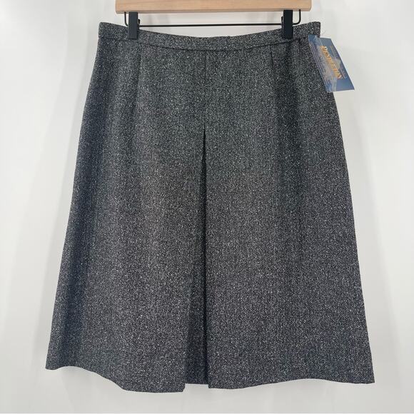 PENDLETON Skirt Petite 14 Vintage Deadstock Wool Blend Boucle Office Business - Picture 12 of 13
